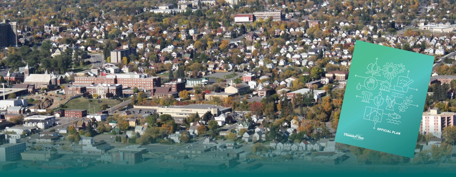 aerial view of city