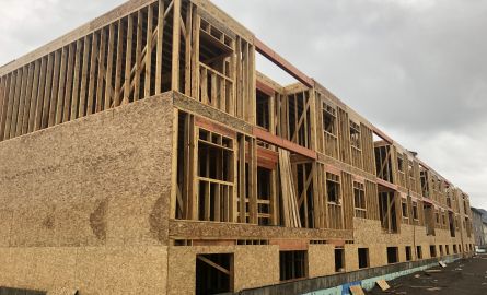 A large building under construction