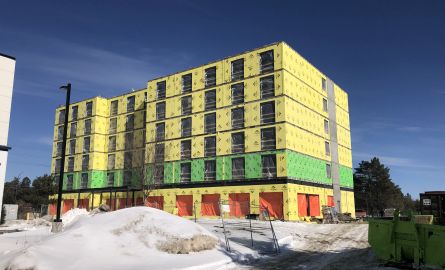 A large building under construction