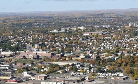 Ariel view of a neighbourhood