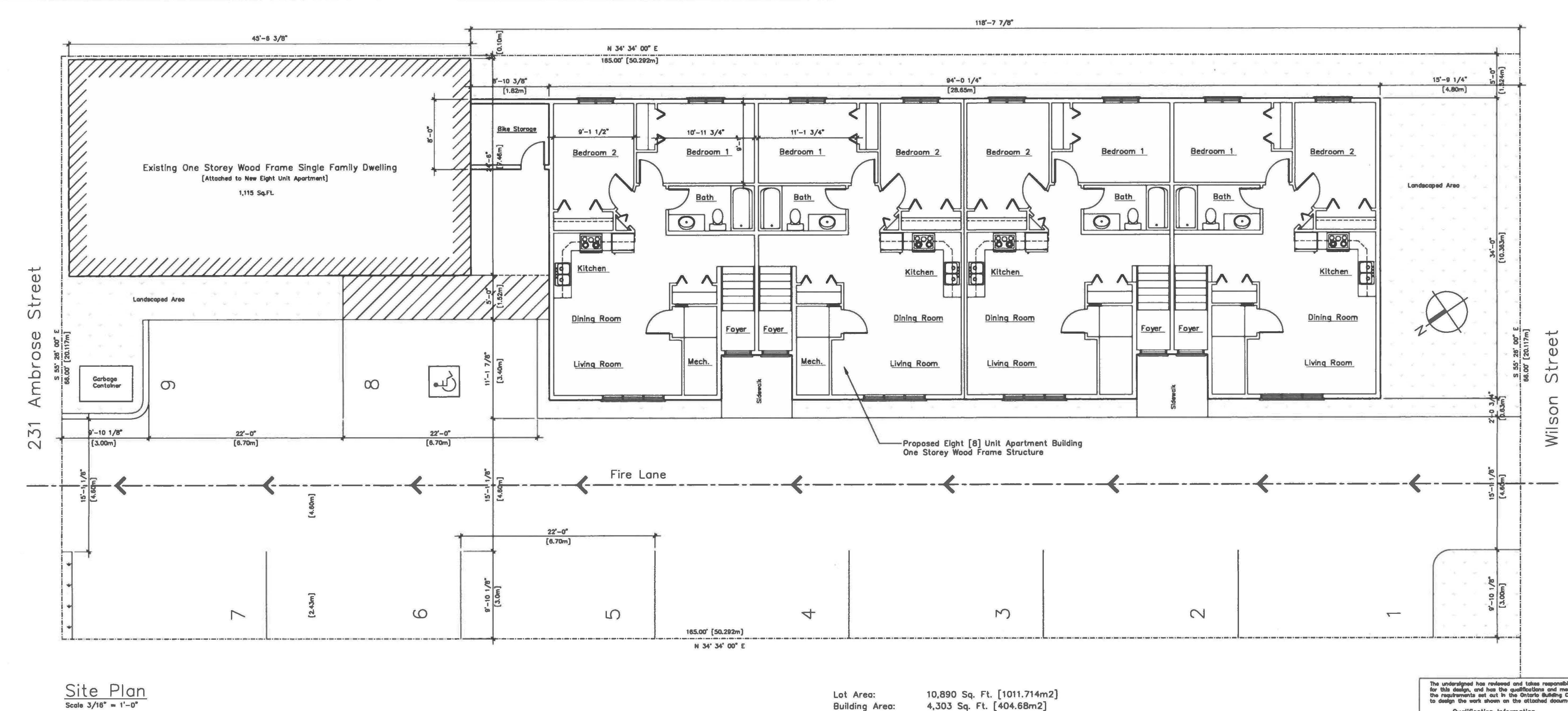 Applicant's Site Sketch