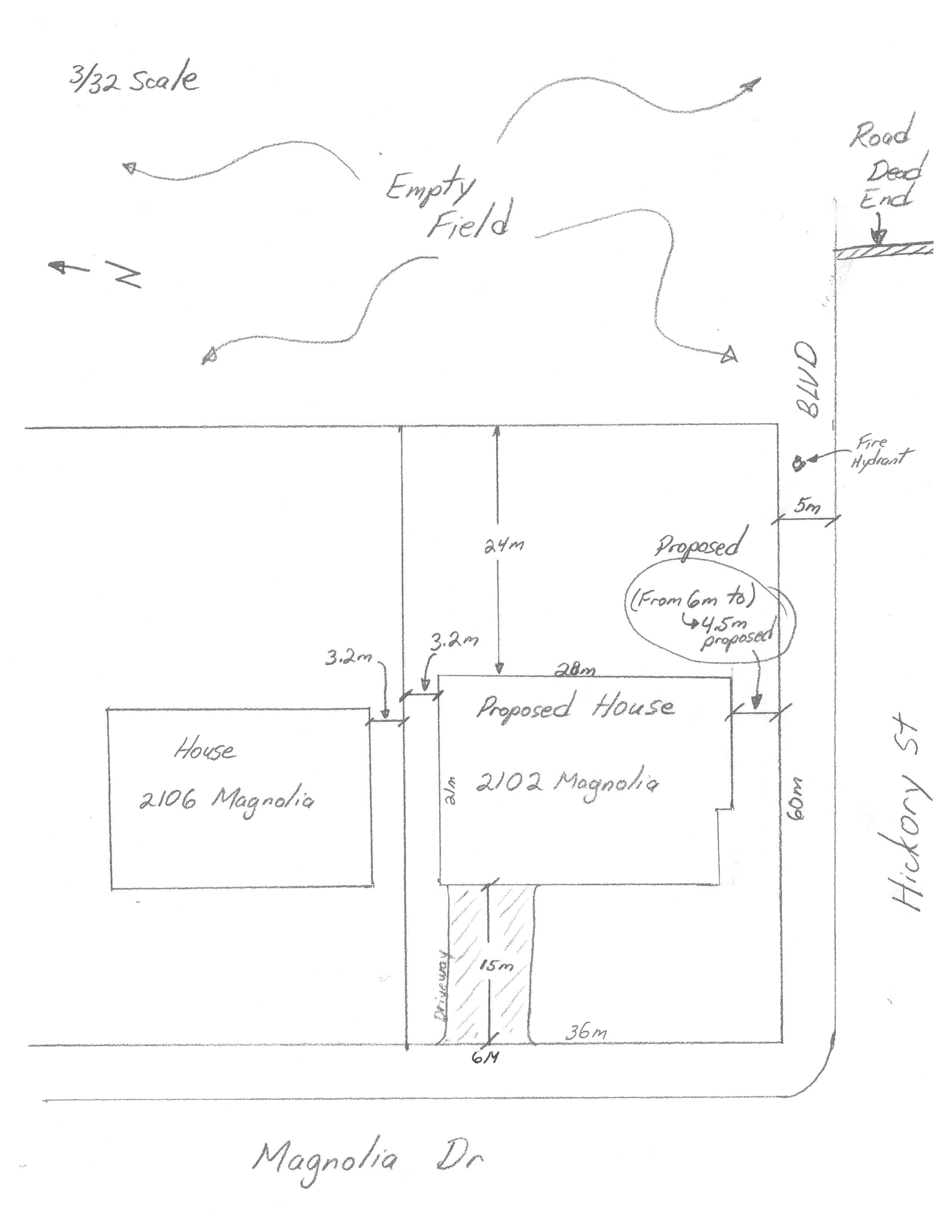 Applicant's Site Sketch Applicant's Site Sketch