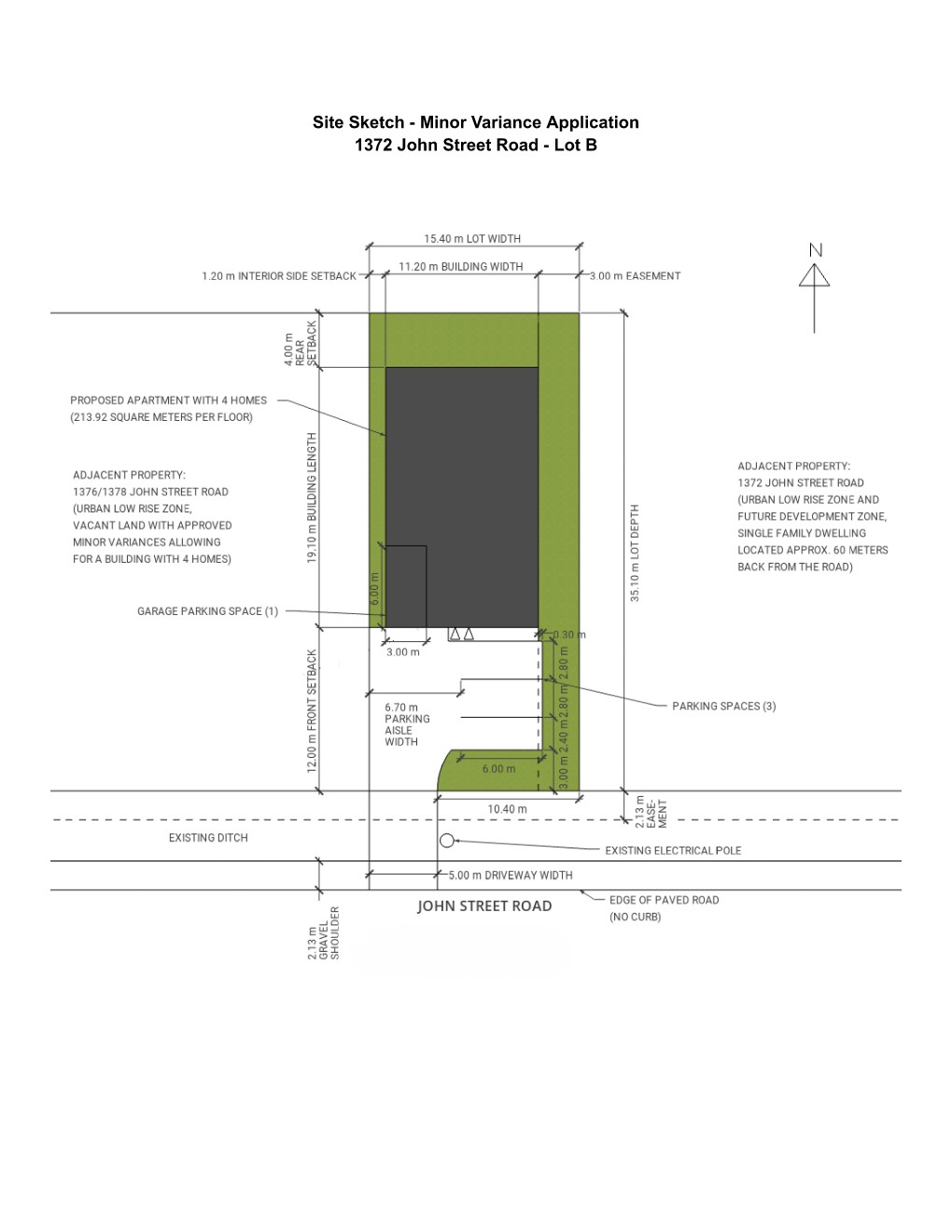 Applicant's Site Sketch