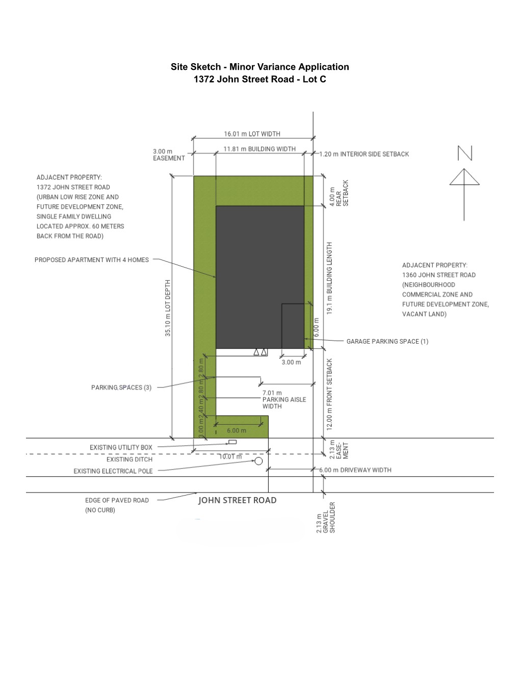 Applicant's Site Sketch