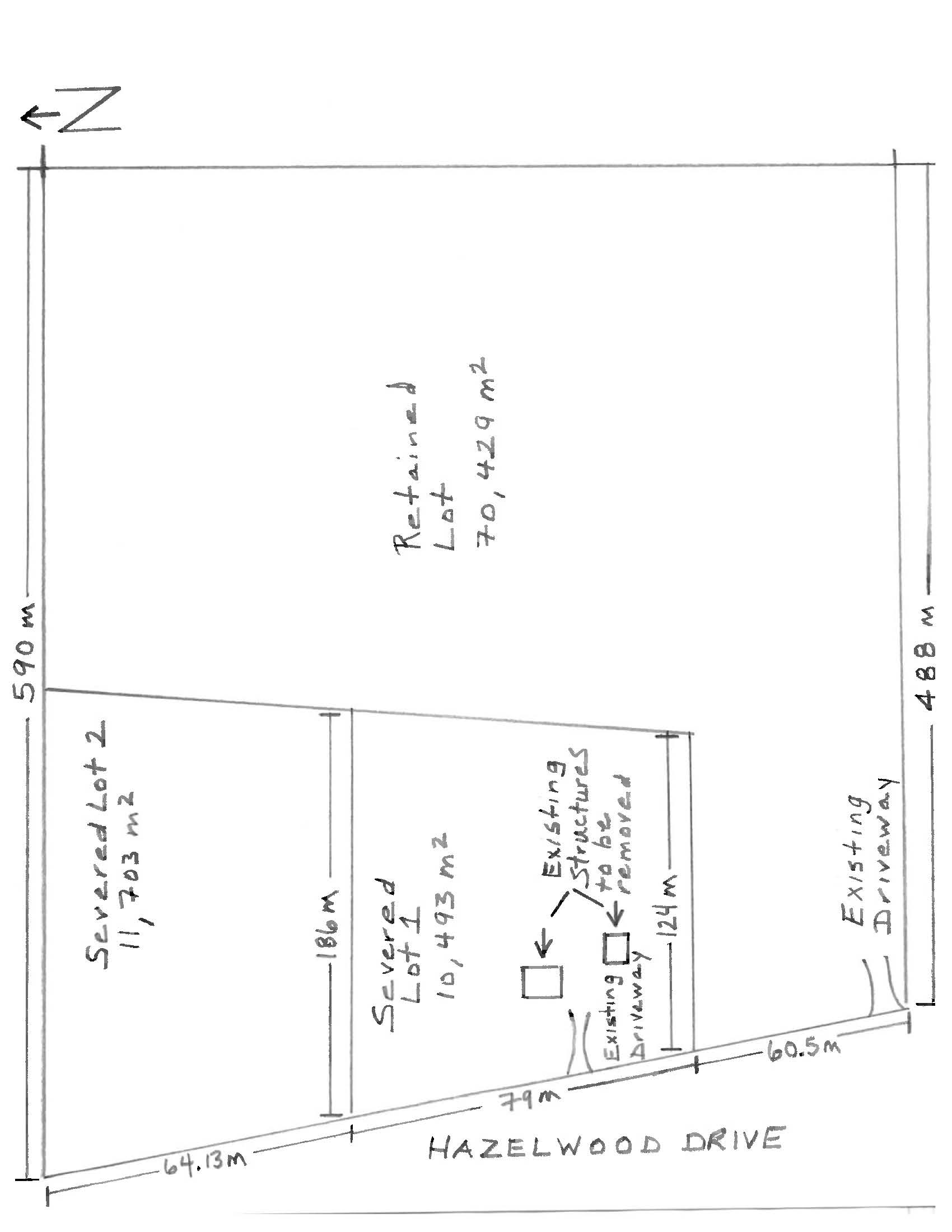 Applicant's Site Sketch
