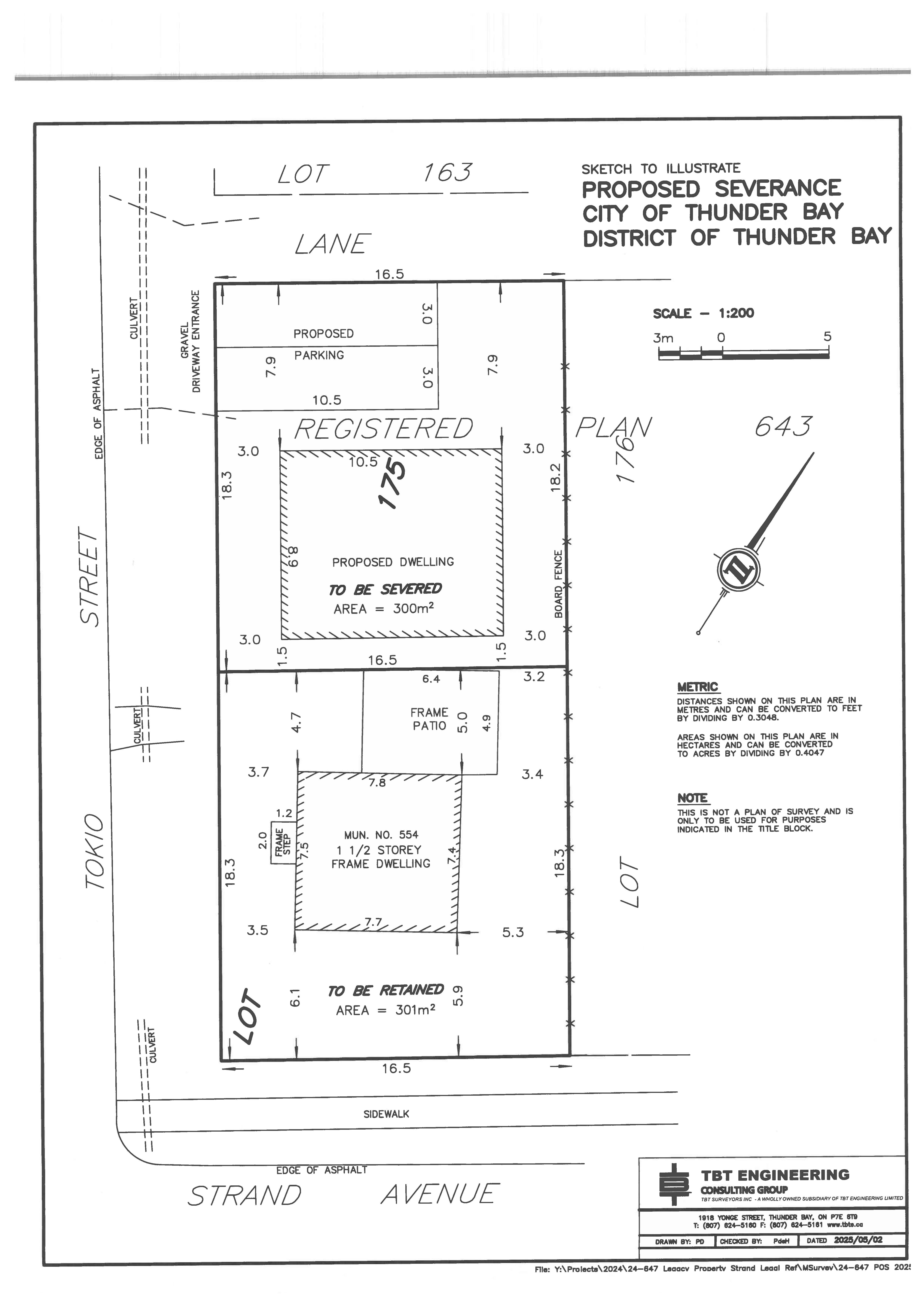 Applicant's Site Sketch