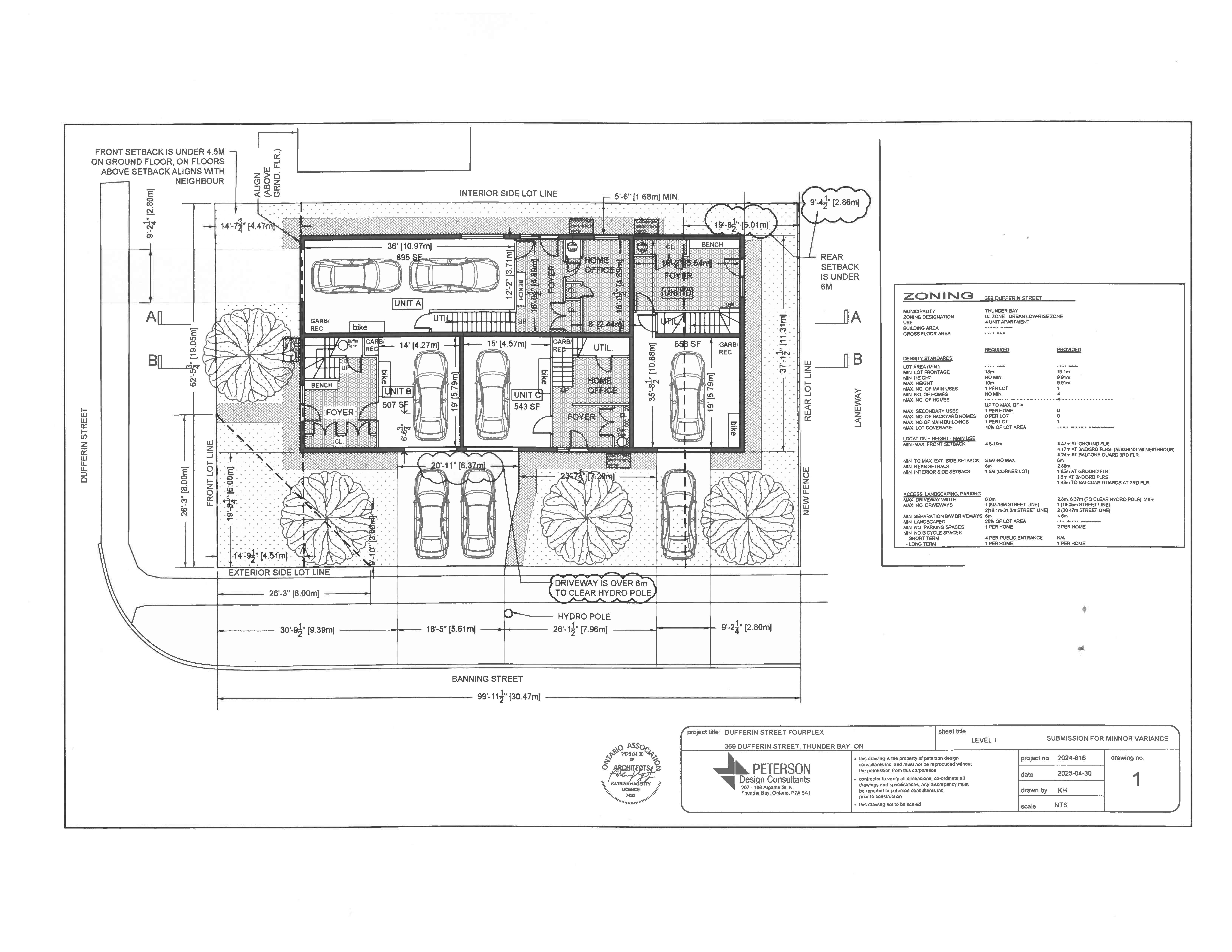 Applicant's Site Sketch