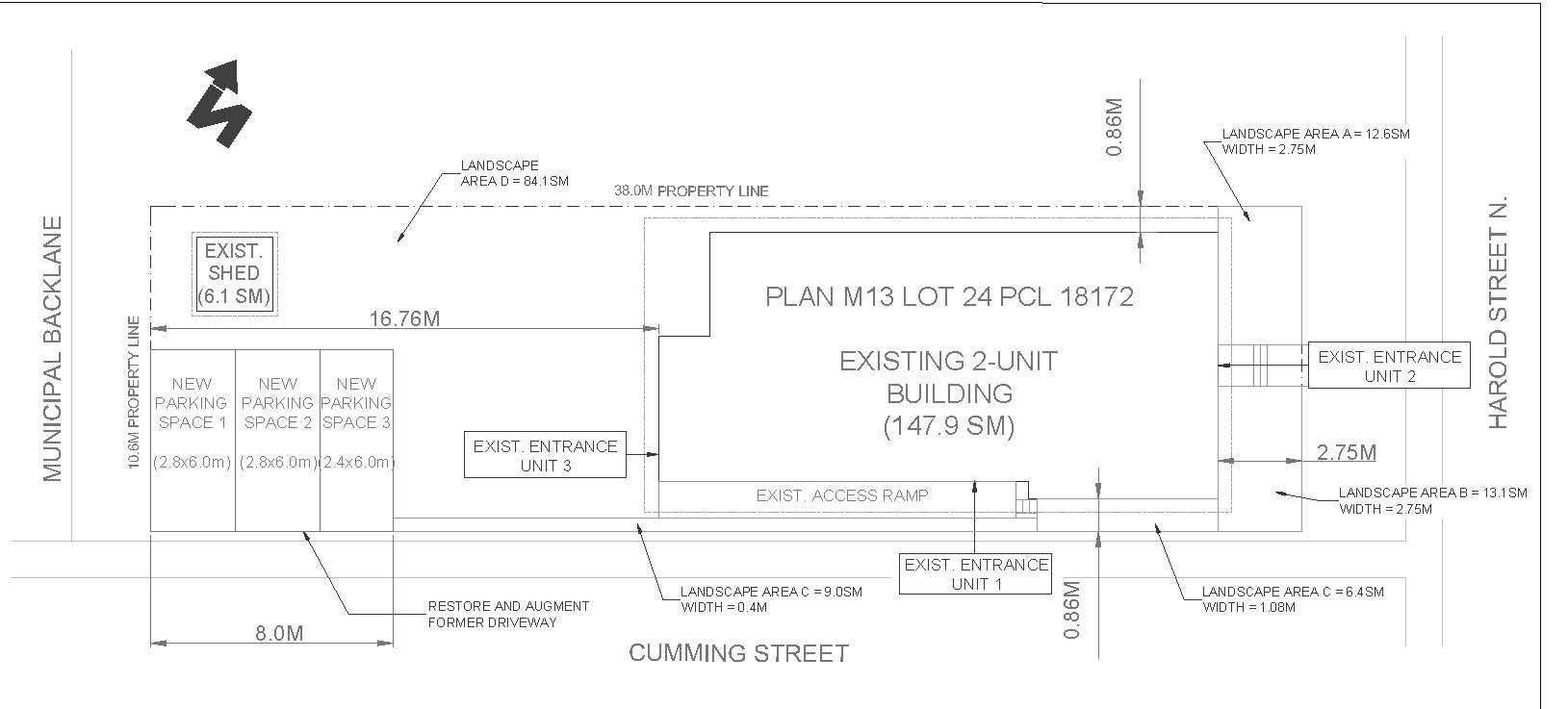 Applicant's Site Sketch