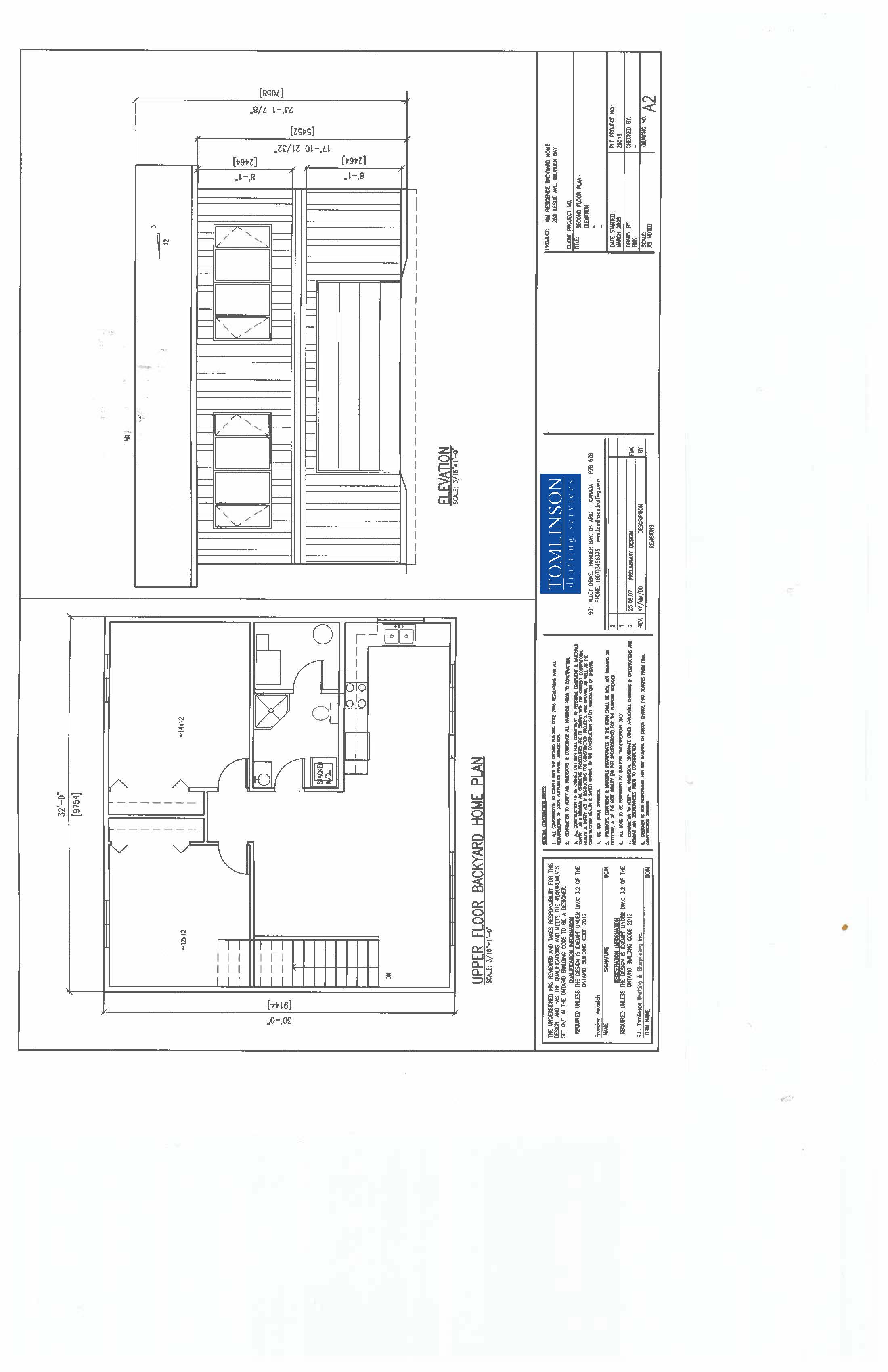 Applicant's Elevations