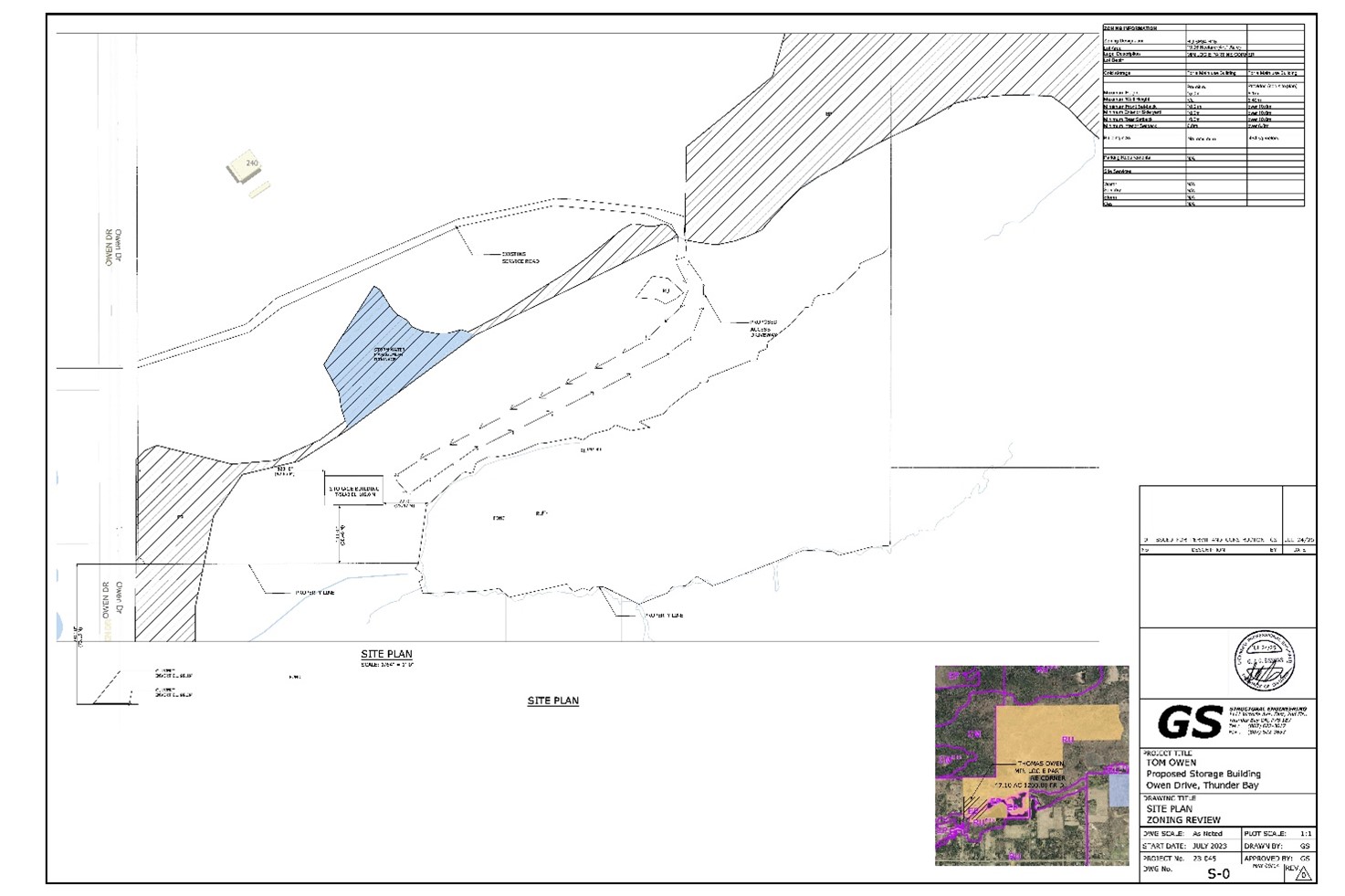 Applicant's Site Sketch