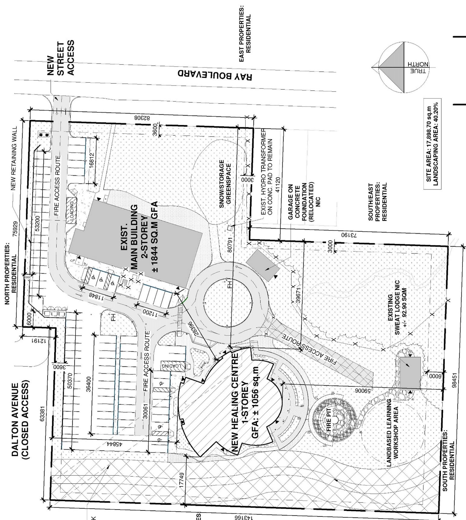 Applicant's Site Sketch