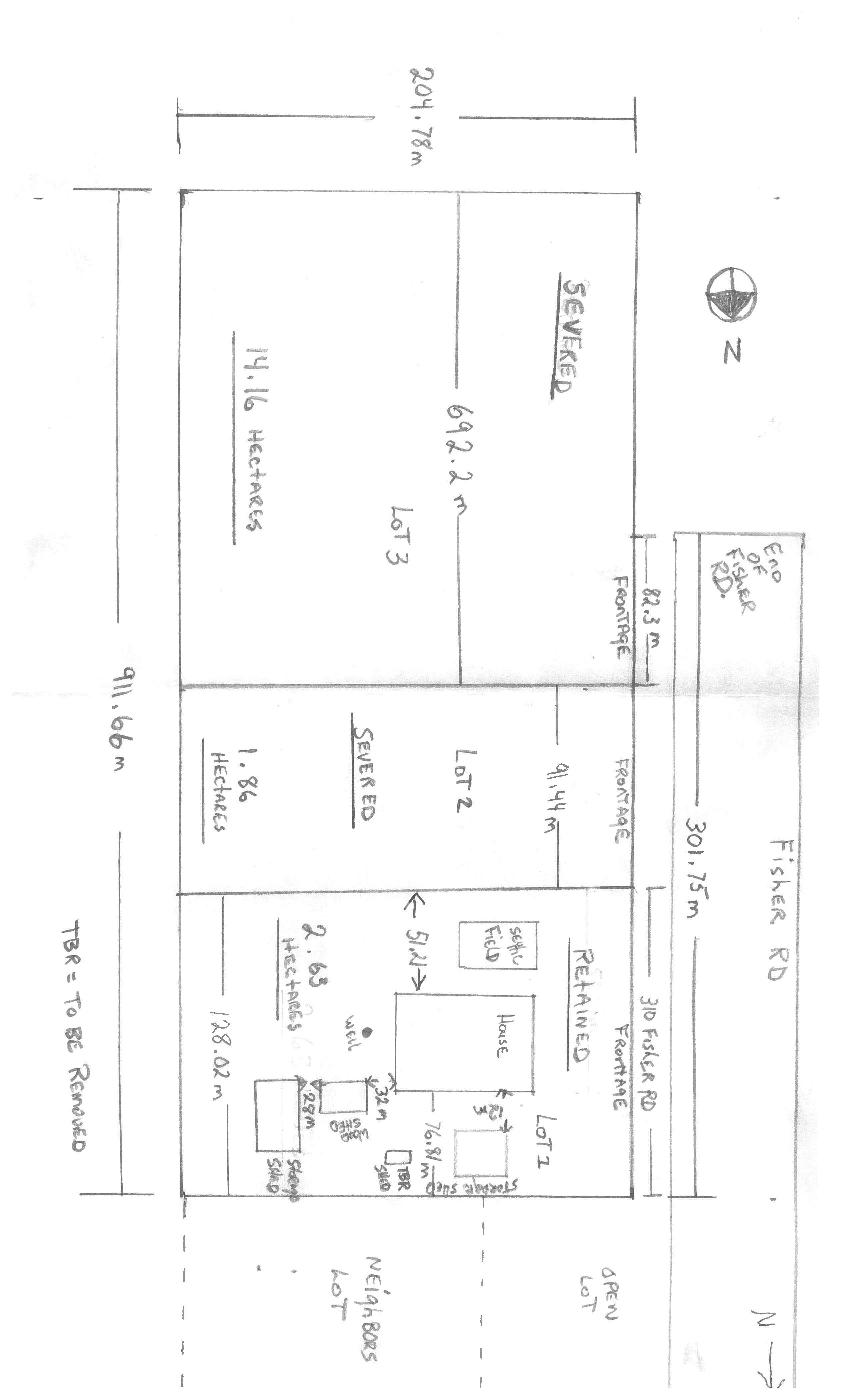 Applicant's Site Sketch