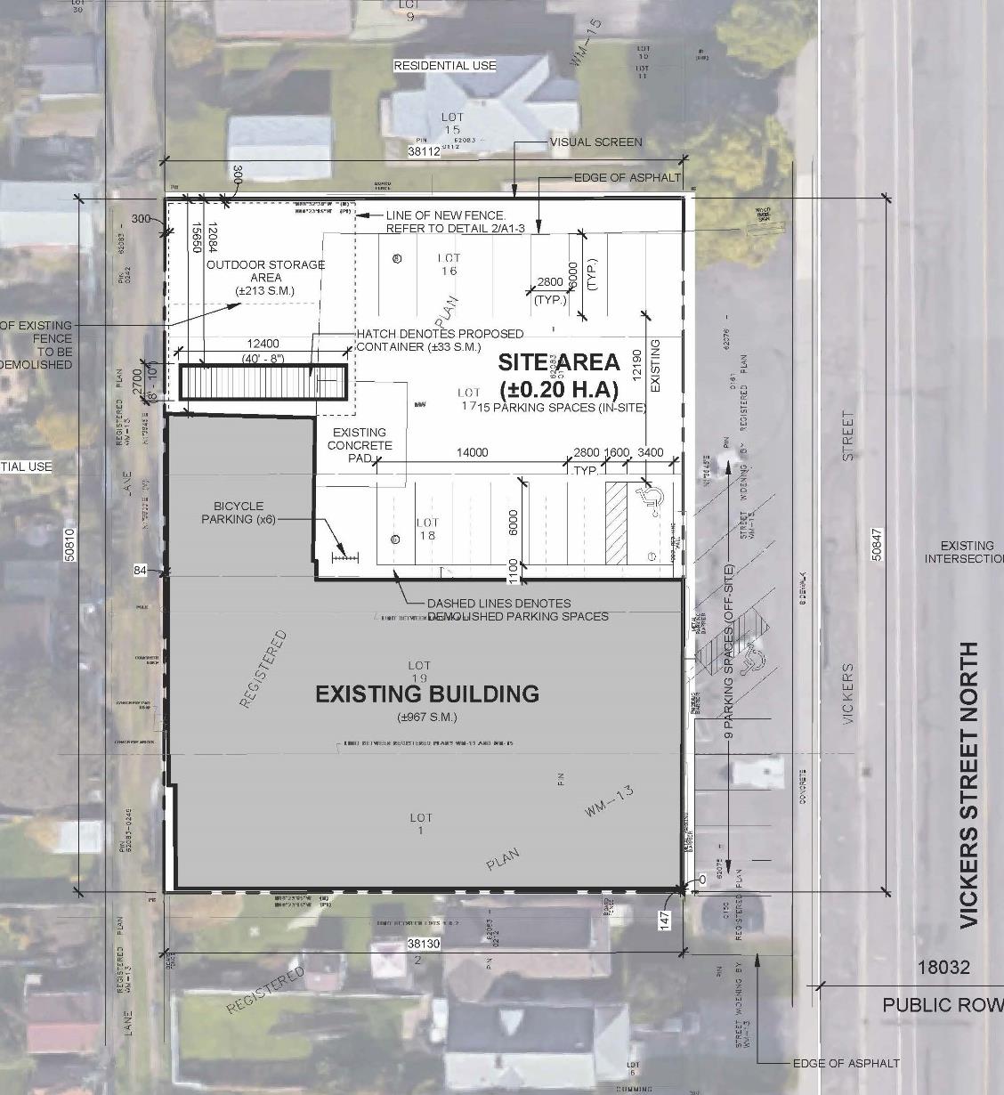 Applicant's Site Sketch