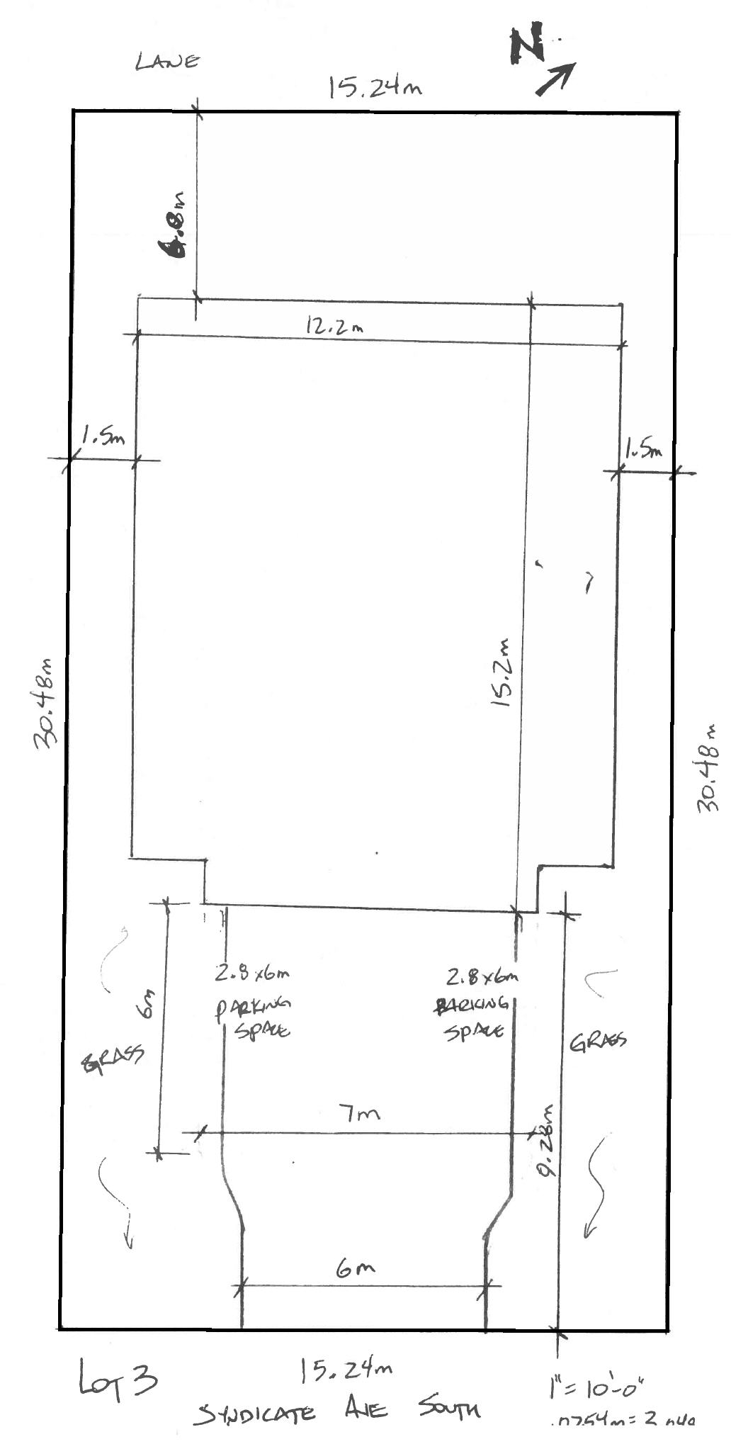 Applicant's Site Sketch