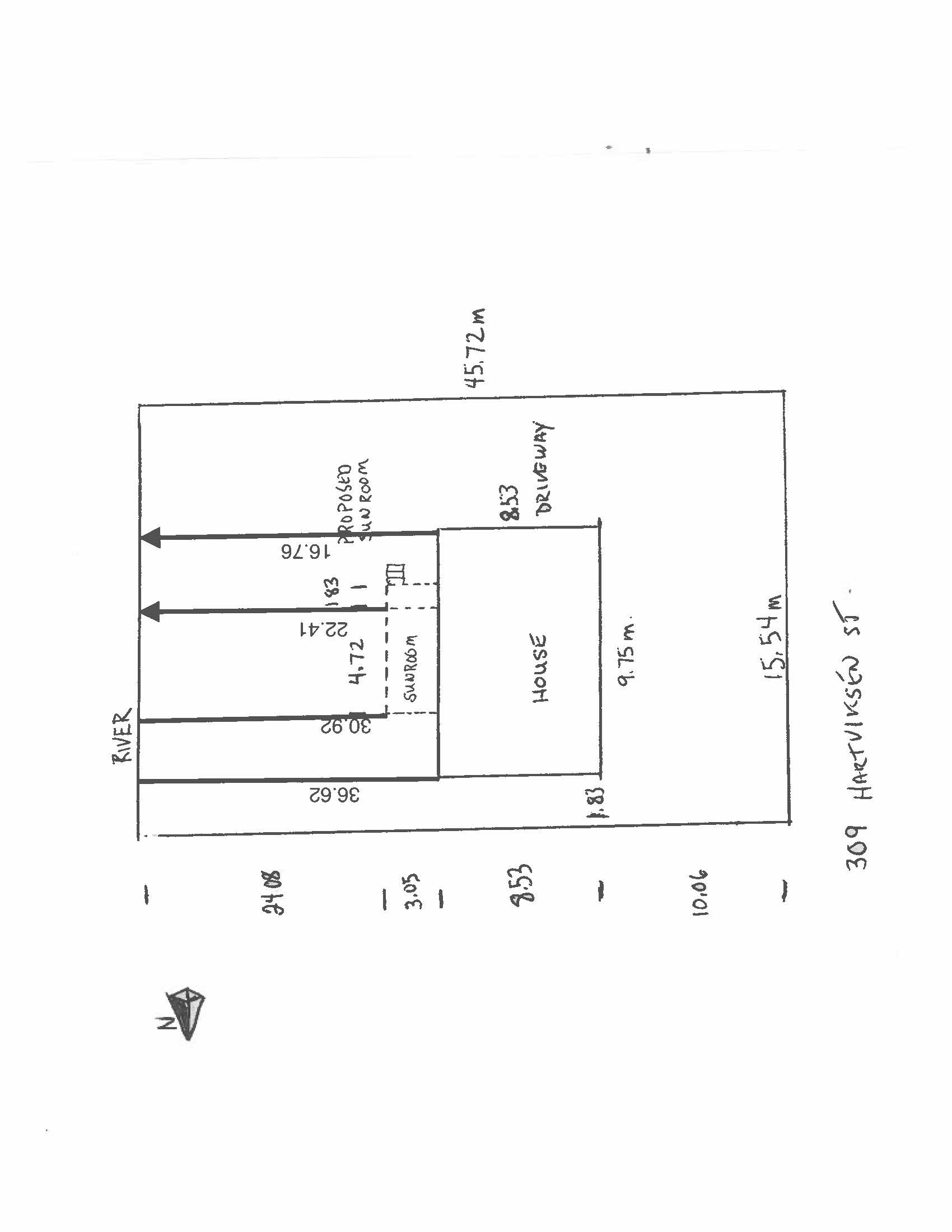 Applicant's Site Sketch