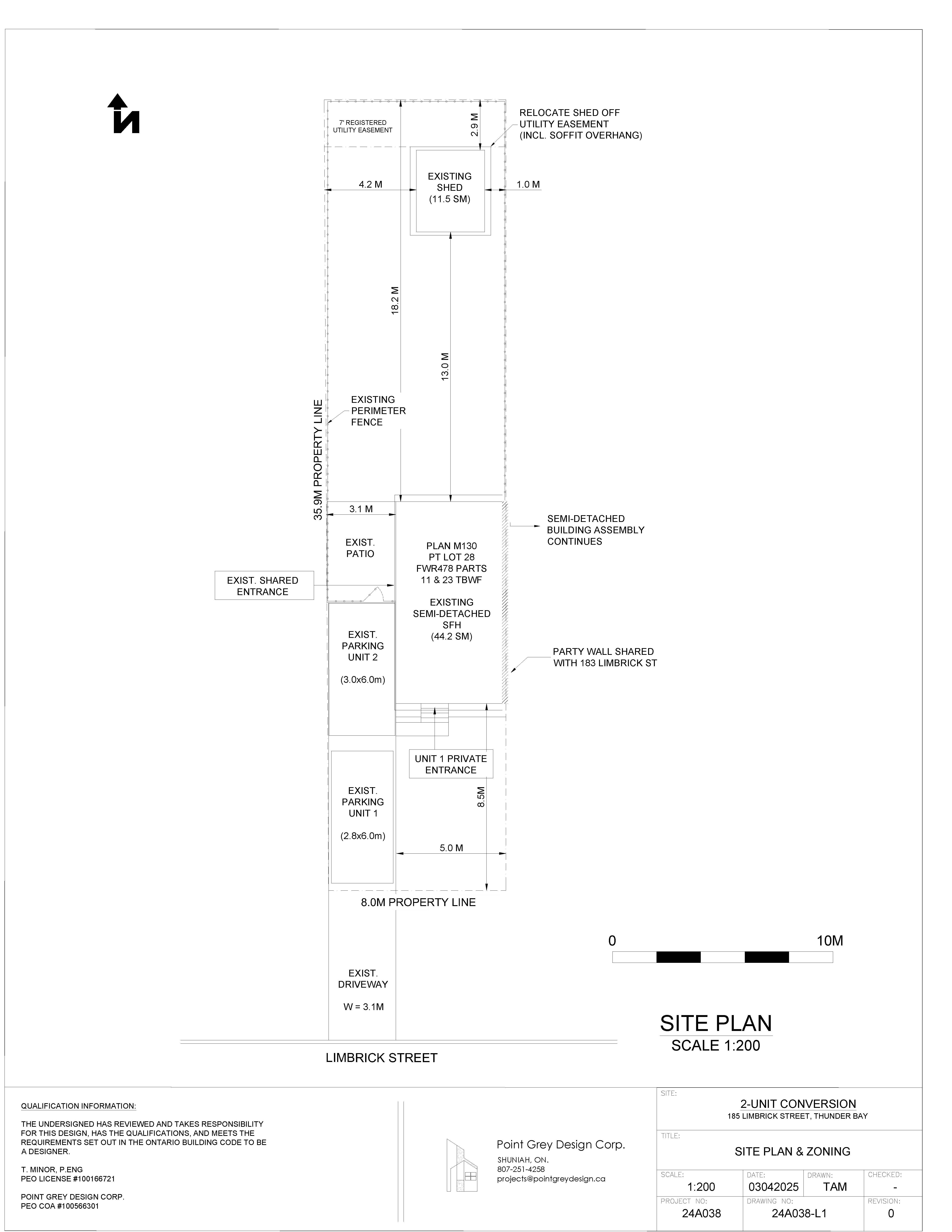Applicant's Site Sketch
