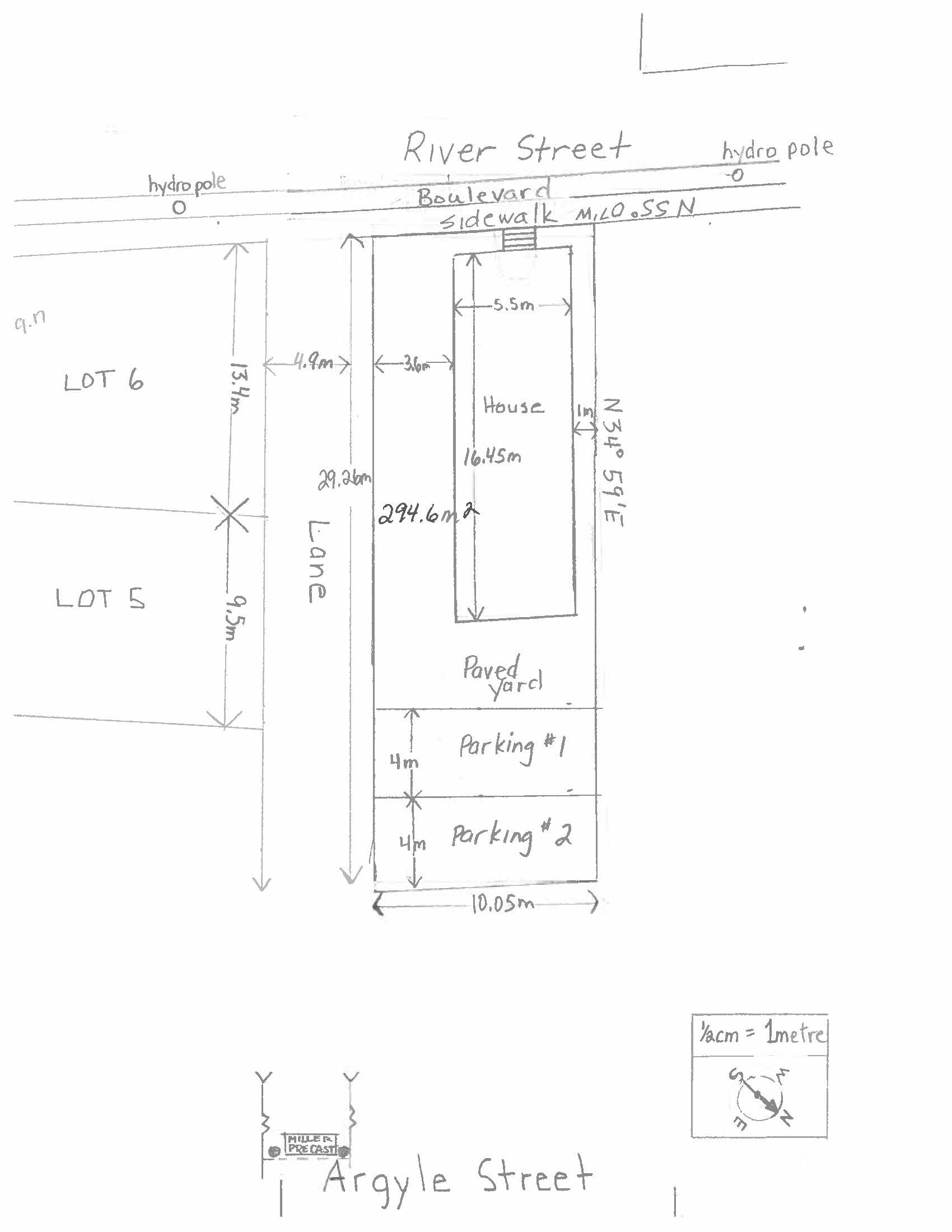 Applicant's Site Sketch