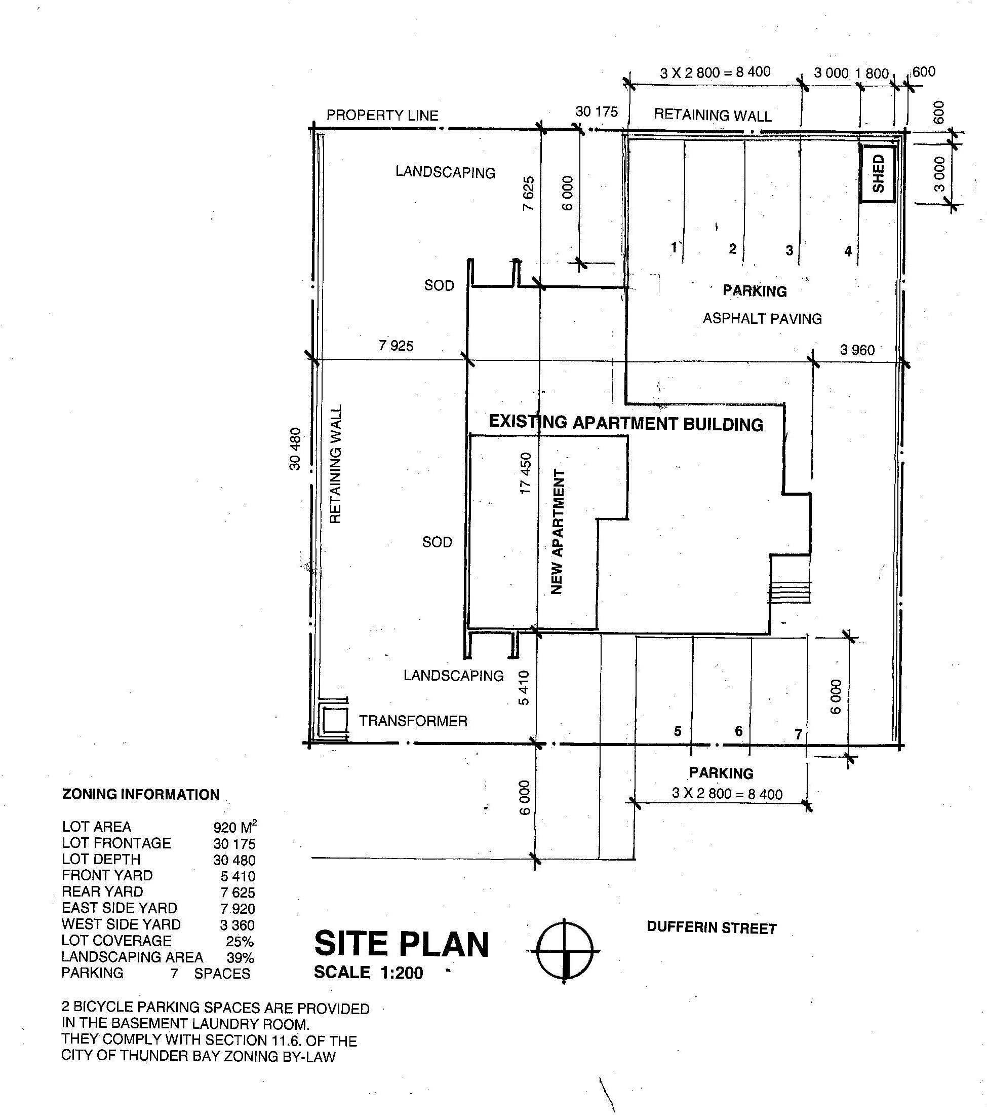 Applicant's Site Sketch