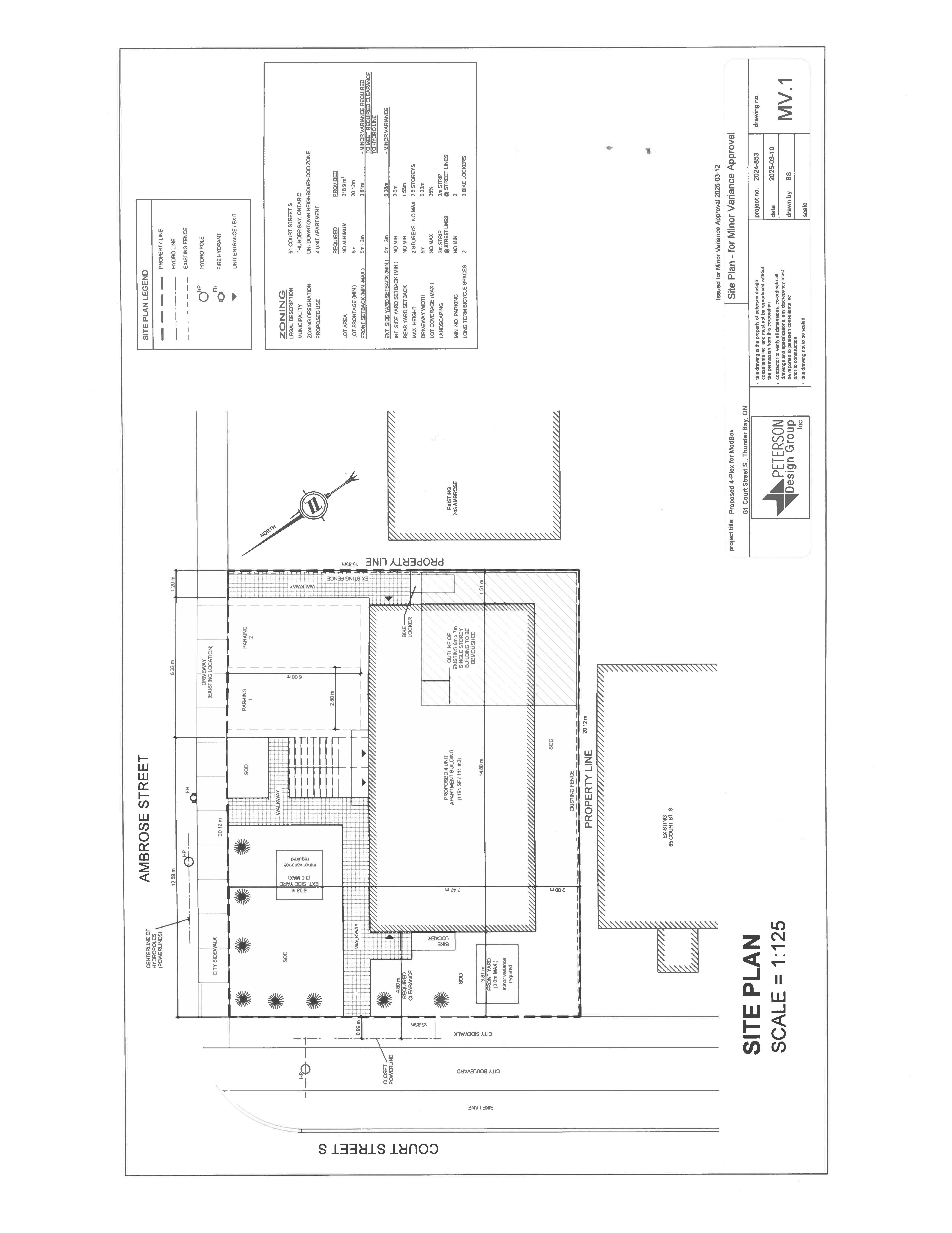 Applicant's Site Sketch