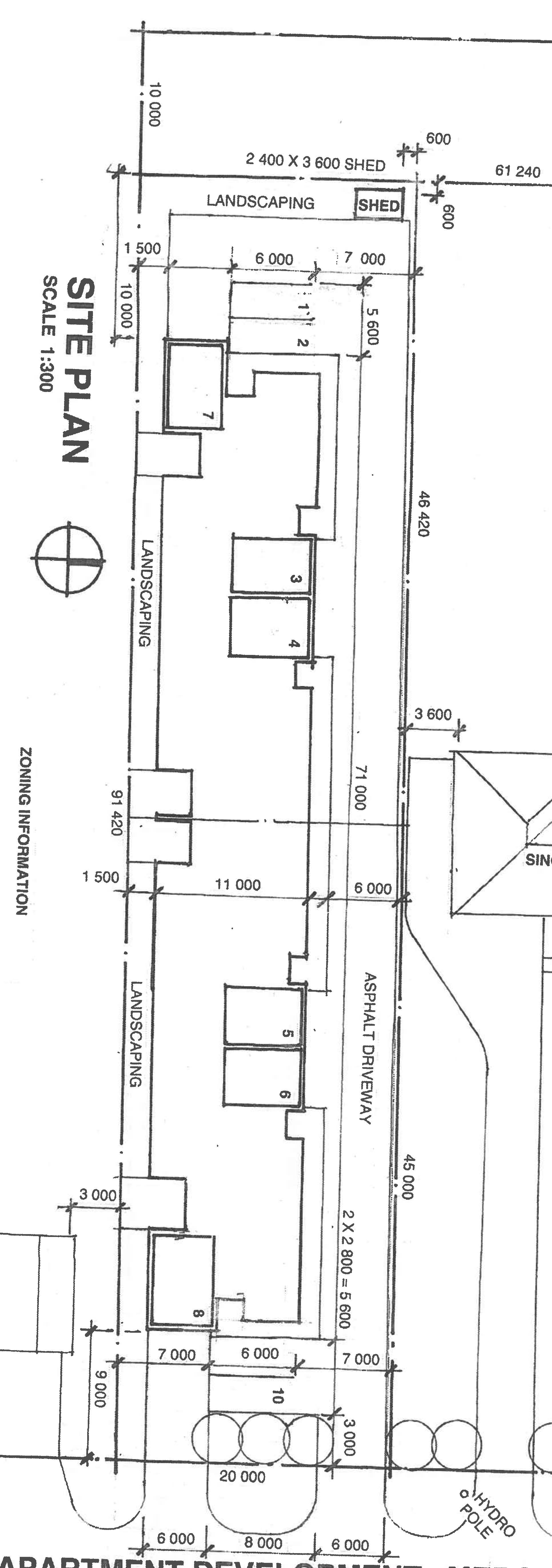 Applicant's Site Sketch