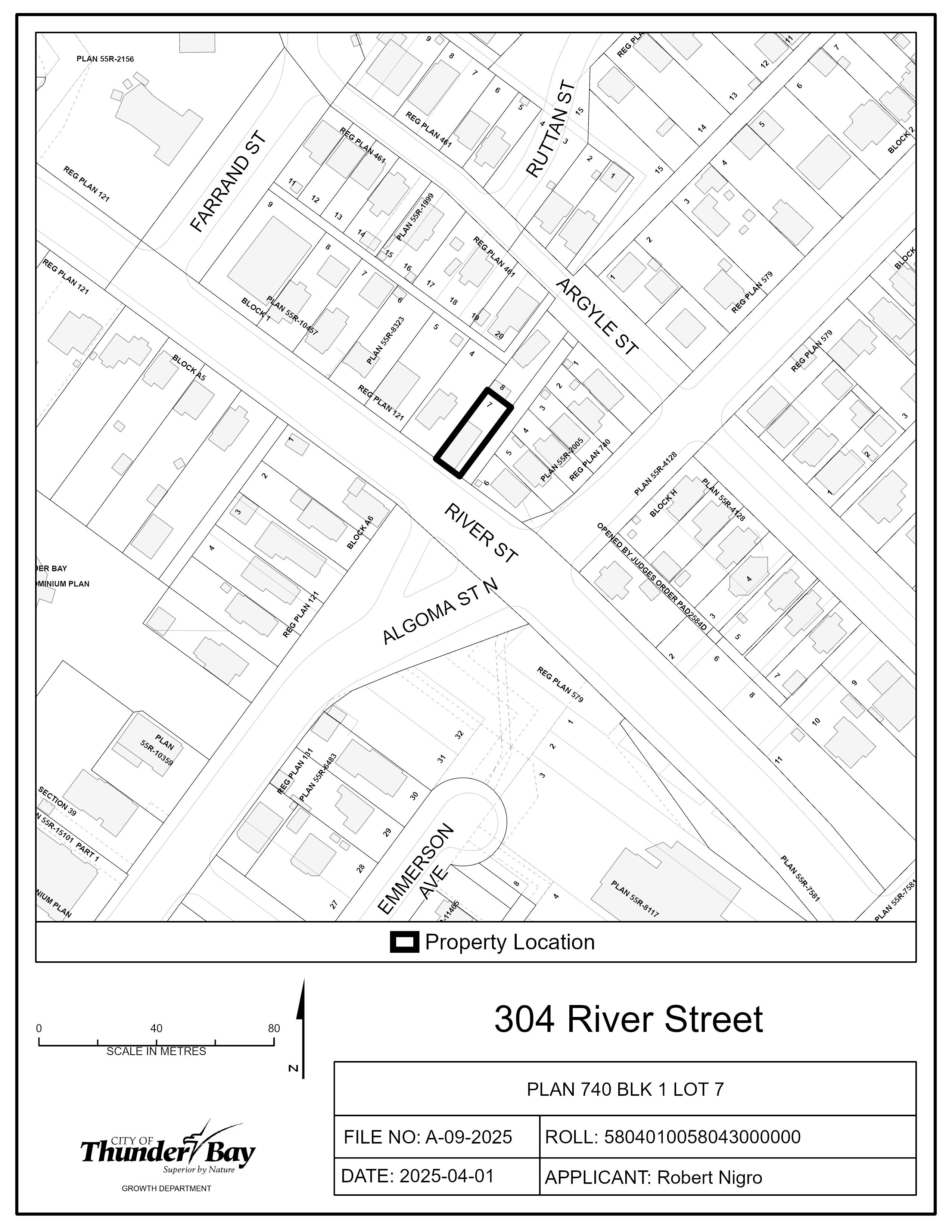 Key Map of Subject Lands