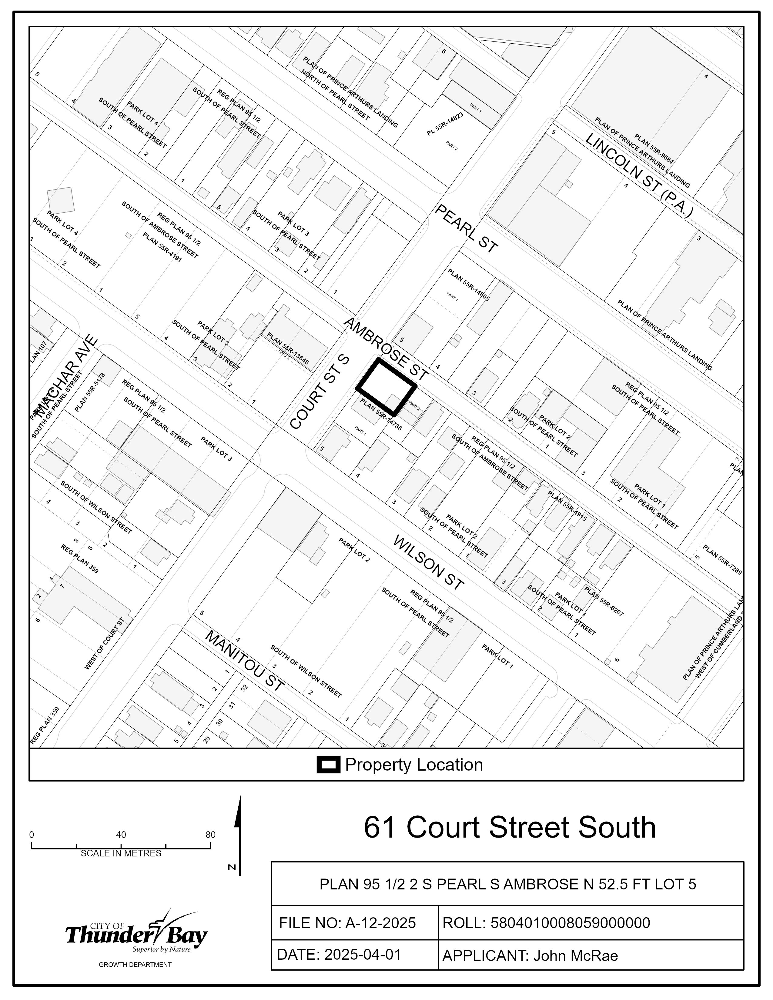 Key Map of Subject Lands