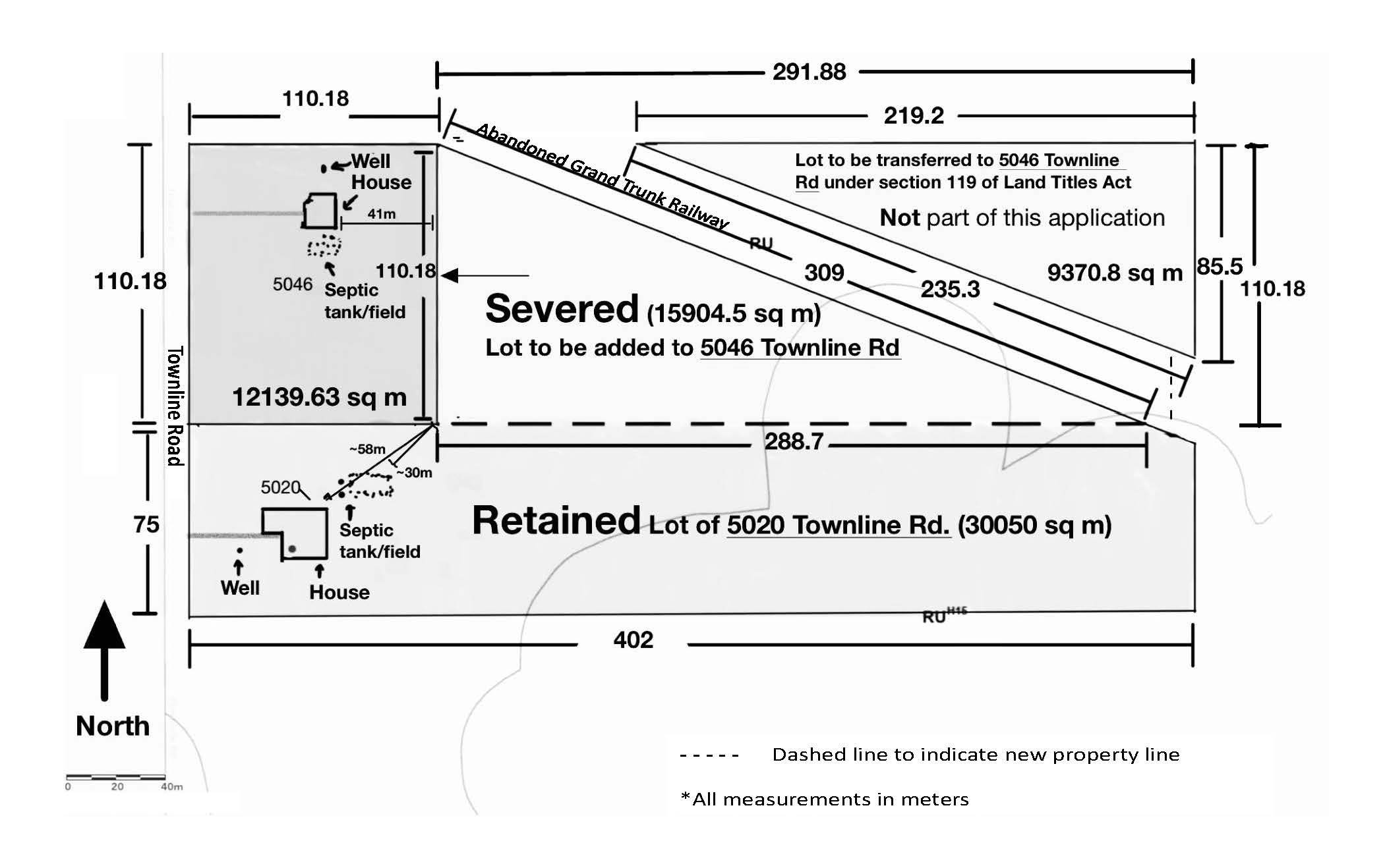 Applicant's Site Sketch