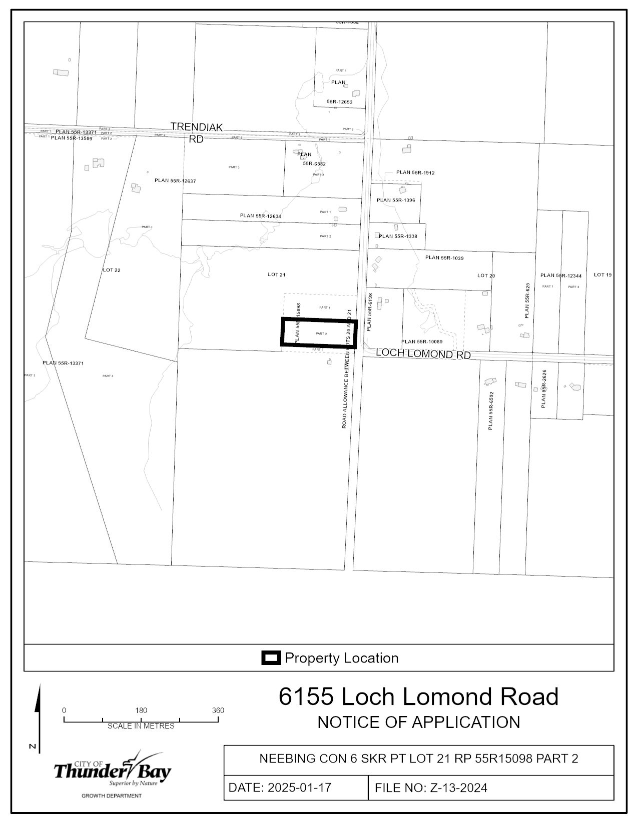 Key Map of Subject Lands