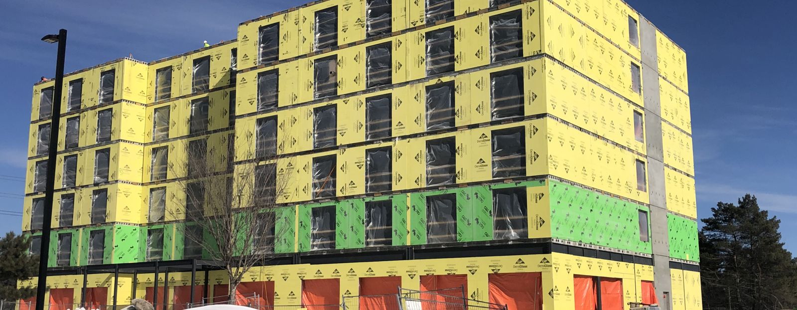 A building under construction