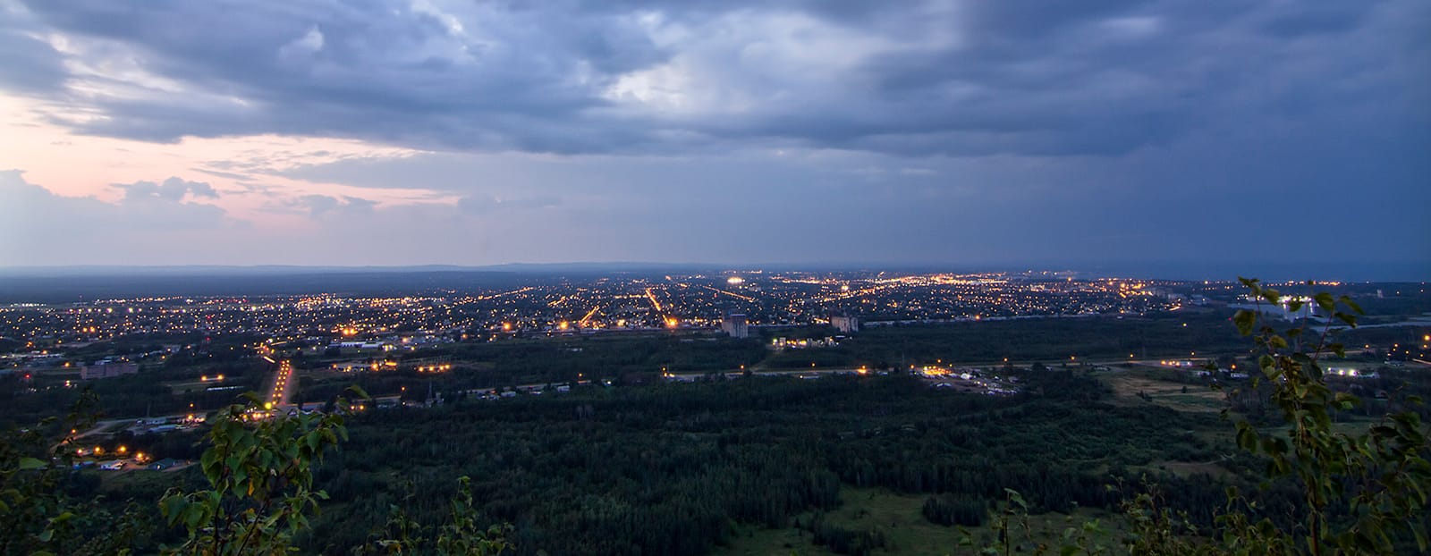 aerial view of city