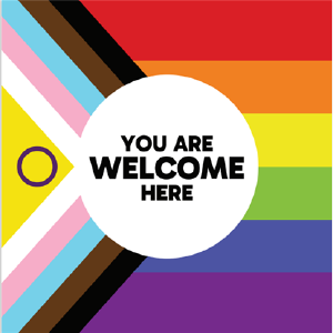 2SLGBTQIA+ Welcome Sticker 2SLGBTQIA+ Welcome Sticker