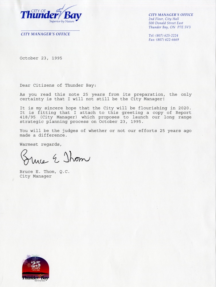 Bruce Thom Letter