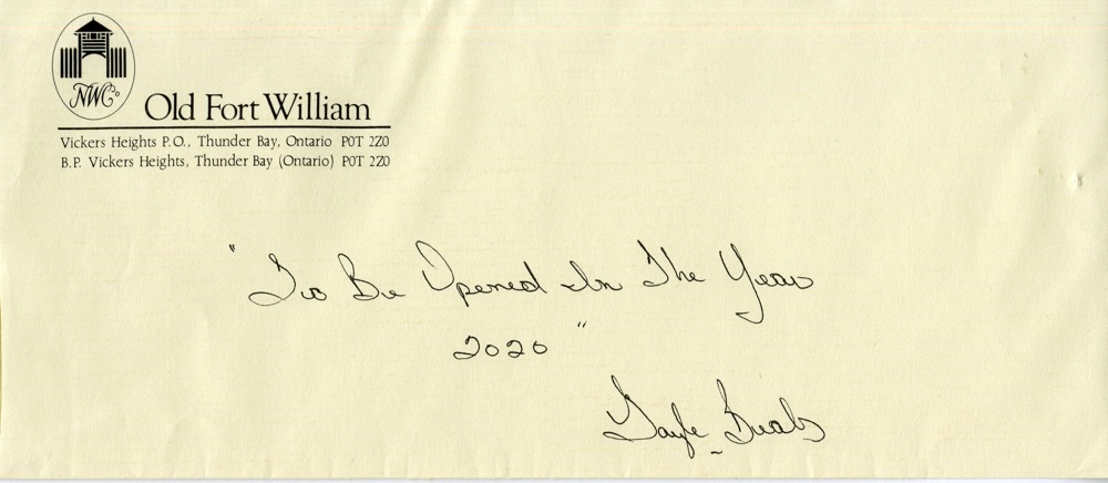 old front of envelope