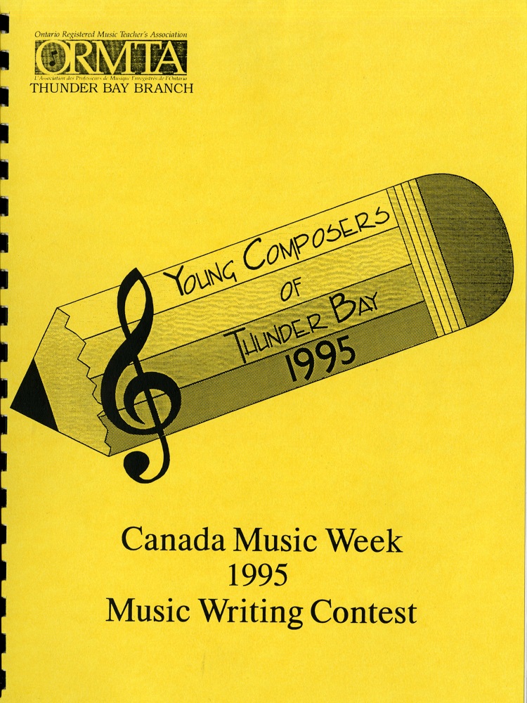 Ontario Registered Music Teacher's Association yellow Music Booklet