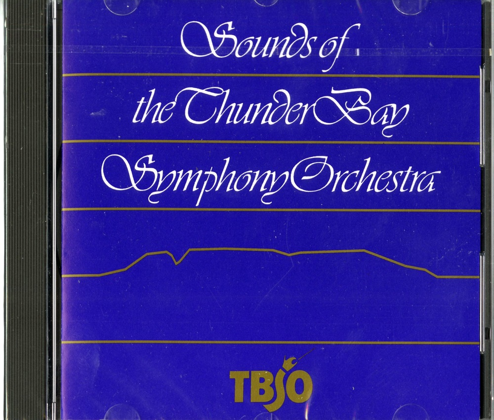 Thunder Bay Smphony Orchestra CD blue front cover