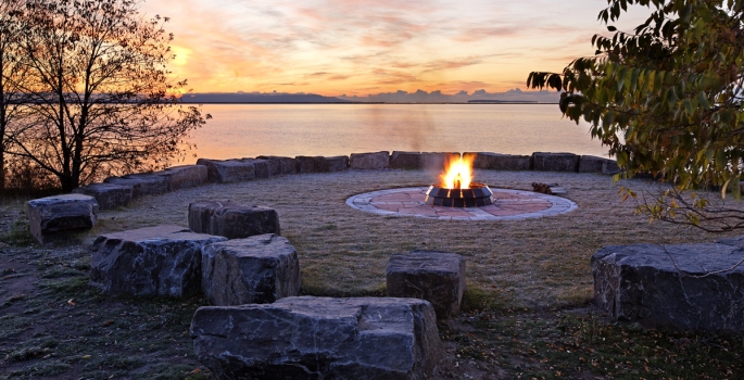 Sacred Fire Circle at the Marina