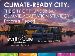 front cover of the climate adaptation progress report 2017