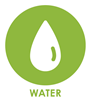 Water Working Group Icon with water drop