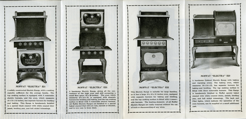 Advertisement for Moffat Stoves