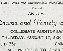 A cut out section of a typed page from the 1967 annual report
