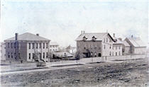 View of hospital from Algoma Street