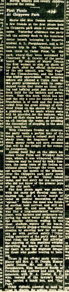 reverse contrast text on a newspaper clipping