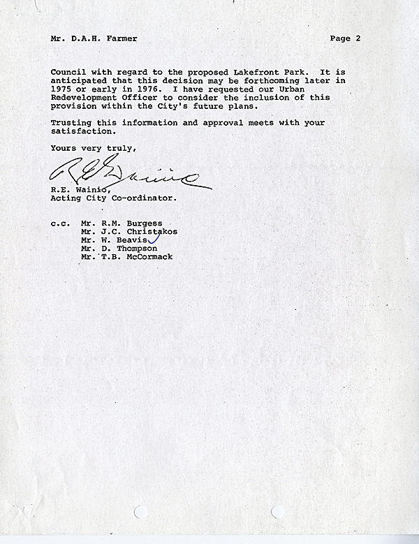 A typed letter continued from the previous page 