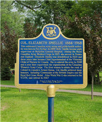 Elizabeth Smellie plaque