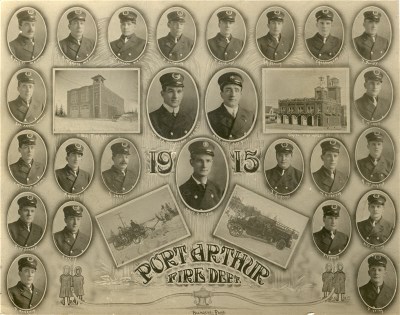 A group photograph of the members of the 1915 department