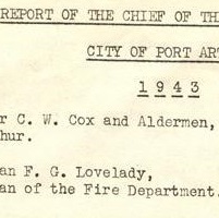 A typed report detailing the equipment and services rendered