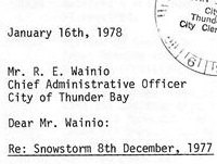 An excerpt from the first page of the official snowstorm report