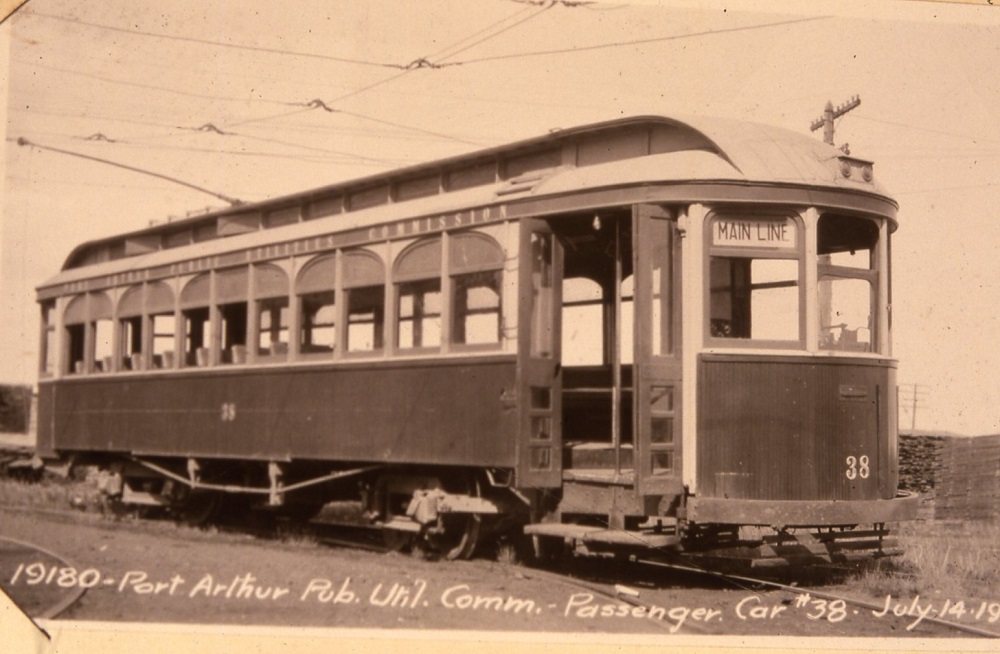 a Port Arthur streetcar