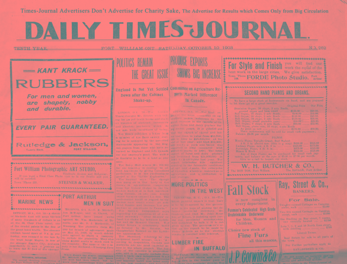 A black and white newspaper showing only the front page 