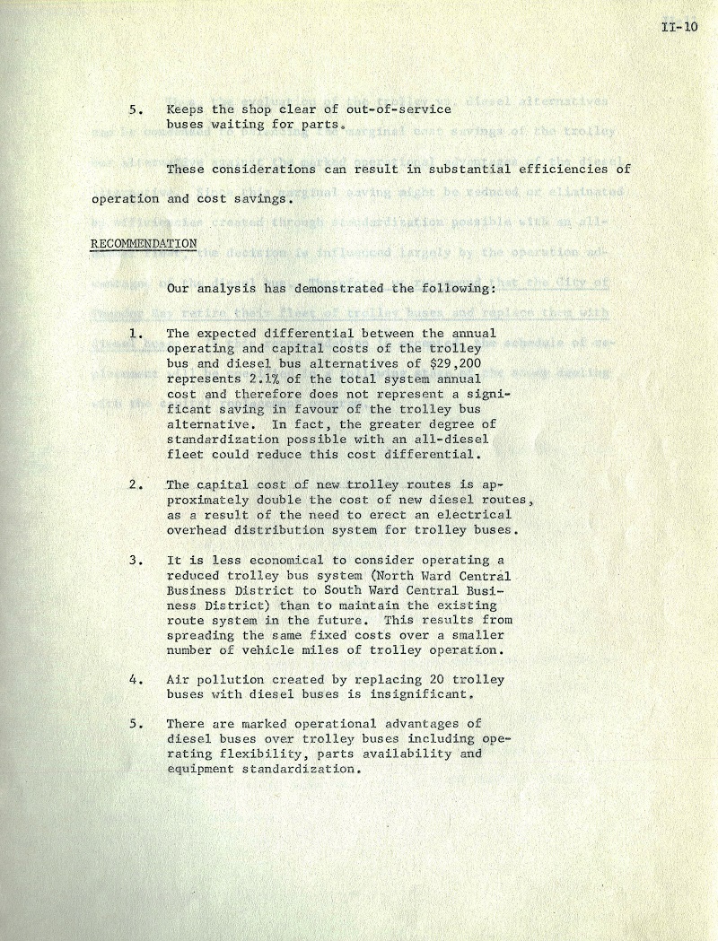 typed page six of seven regarding transit in Thunder Bay